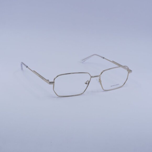 Bottega Veneta BV1073O 002 Eyeglasses Gold 56mm Rectangle Frame - Picture 3 of 10
